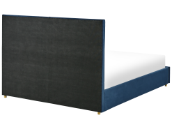 Beliani Parisänky Sametti Säilytystila Laivastonsininen 160 X 200 Cm VERNOYES -Käsinojalliset tuolit Winkel undef src sa picid 825491 type whitesh image