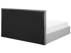 Beliani Sänky Sametti Säilytystila Vaaleanharmaa LORIENT Useita Kokoja -Käsinojalliset tuolit Winkel undef src sa picid 827080 type whitesh image