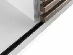 Beliani Konsolipöytä Valkoinen/tumma Puu RIFLE -Käsinojalliset tuolit Winkel undef src sa picid 832827 type whitesh image