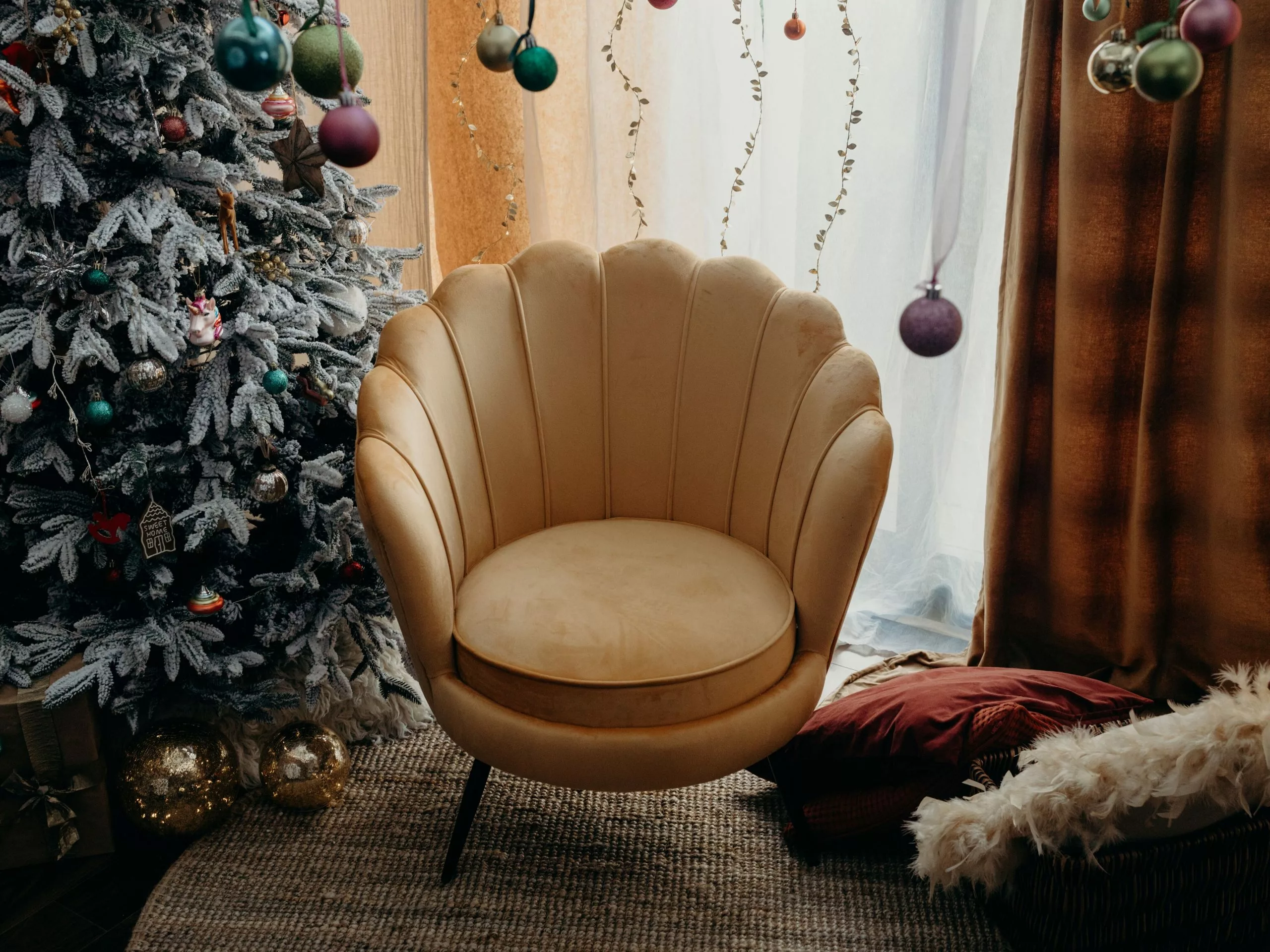 Beliani Nojatuoli Keltainen Sametti LOVIKKA 6 Beliani Nojatuoli Keltainen Sametti LOVIKKA - Image 6