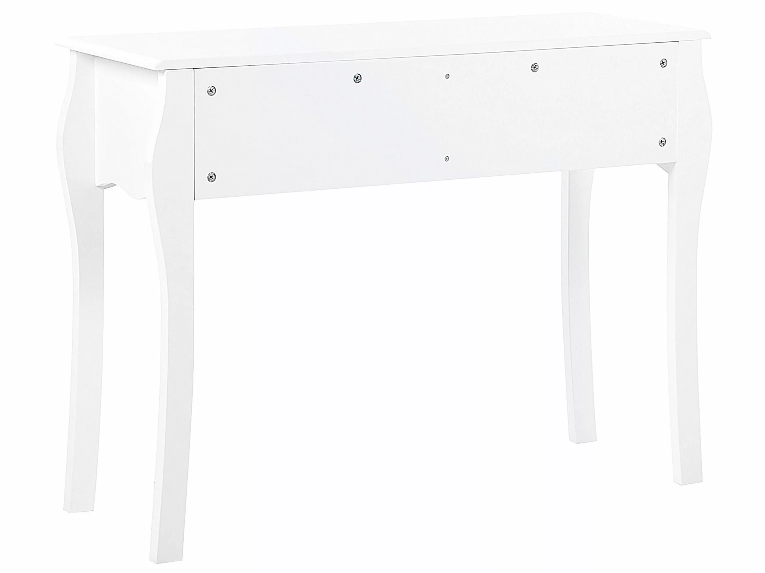Beliani Konsolipöytä 2 Laatikkoa Valkoinen KLAWOCK - Image 6