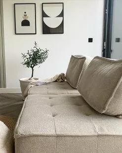 Beliani Sohvan Osa 1-istuttava Beige TIBRO -Käsinojalliset tuolit Winkel undef src sa picid 845723 type whitesh image