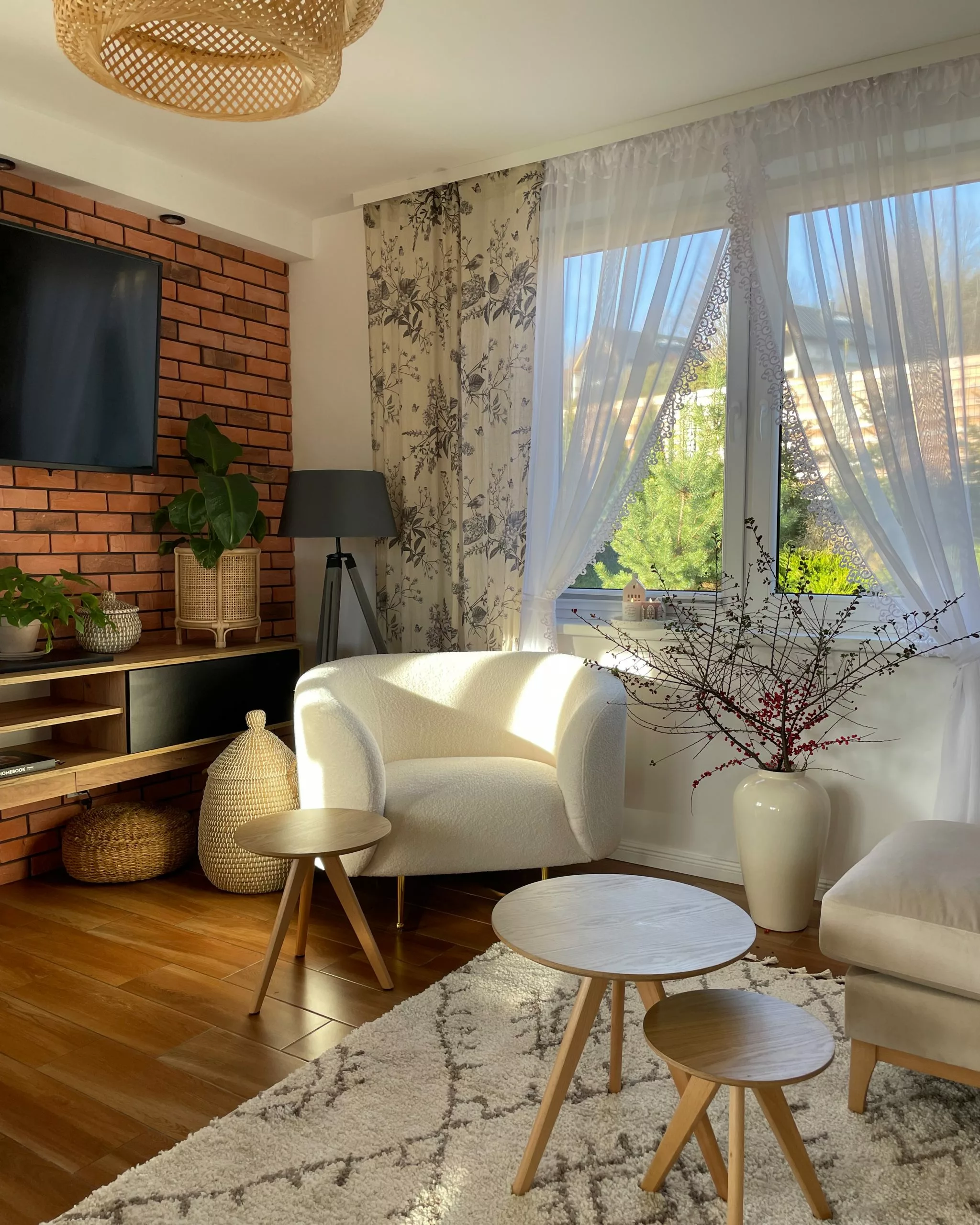 Beliani Nojatuoli Bukleekangas Valkoinen LOEN 3 Beliani Nojatuoli Bukleekangas Valkoinen LOEN - Image 3