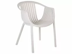 Beliani Puutarhatuoli Muovi Beige 4 Kpl NAPOLI -Käsinojalliset tuolit Winkel undef src sa picid 848077 type whitesh image