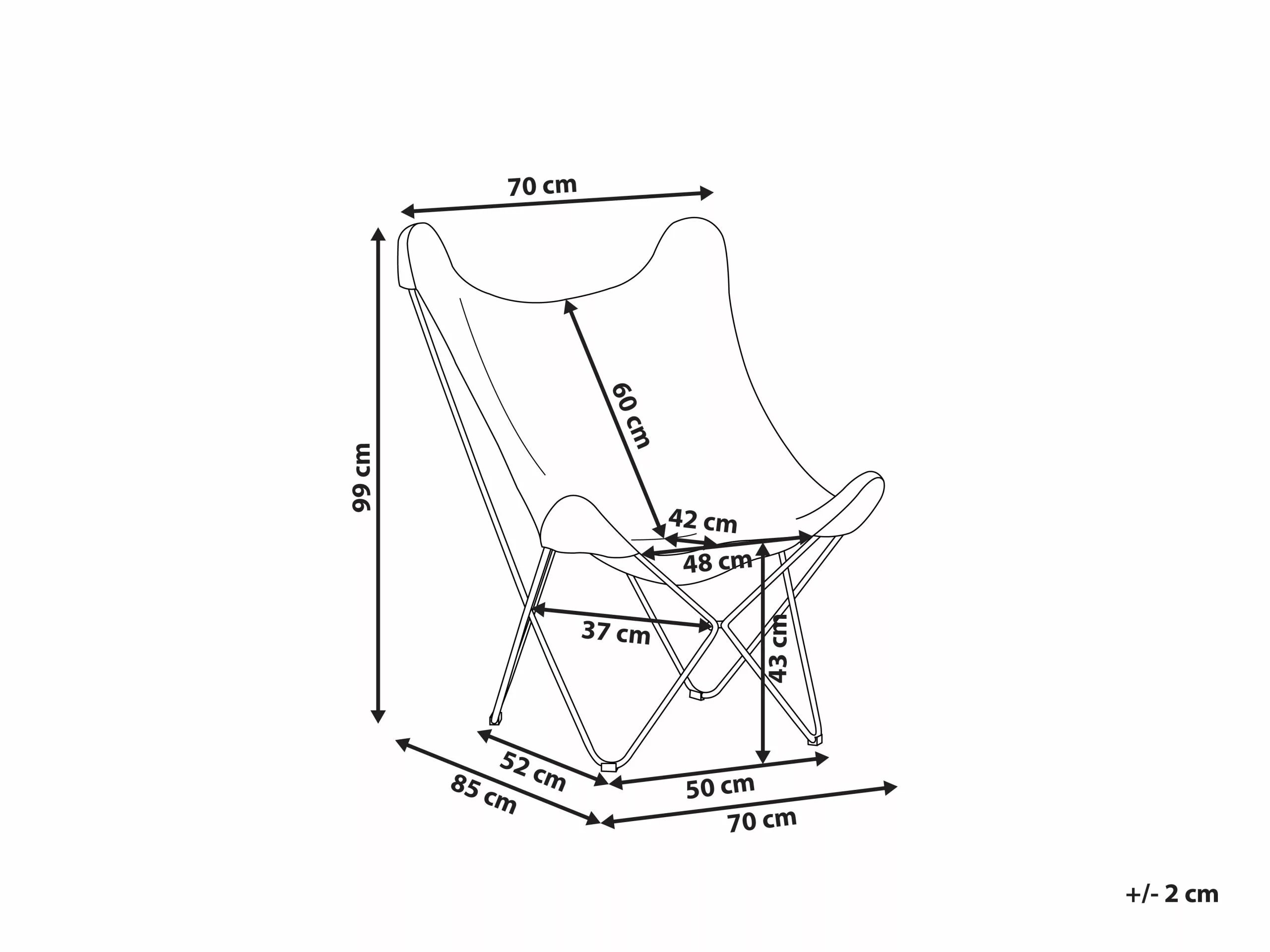 Beliani Nojatuoli Sametti Valkoinen NYBRO 8 Beliani Nojatuoli Sametti Valkoinen NYBRO - Image 8