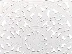 Beliani Sivupöytäsetti Lasitasolla Valkoinen 2 Kpl AMADPUR -Käsinojalliset tuolit Winkel undef src sa picid 851899 type whitesh image