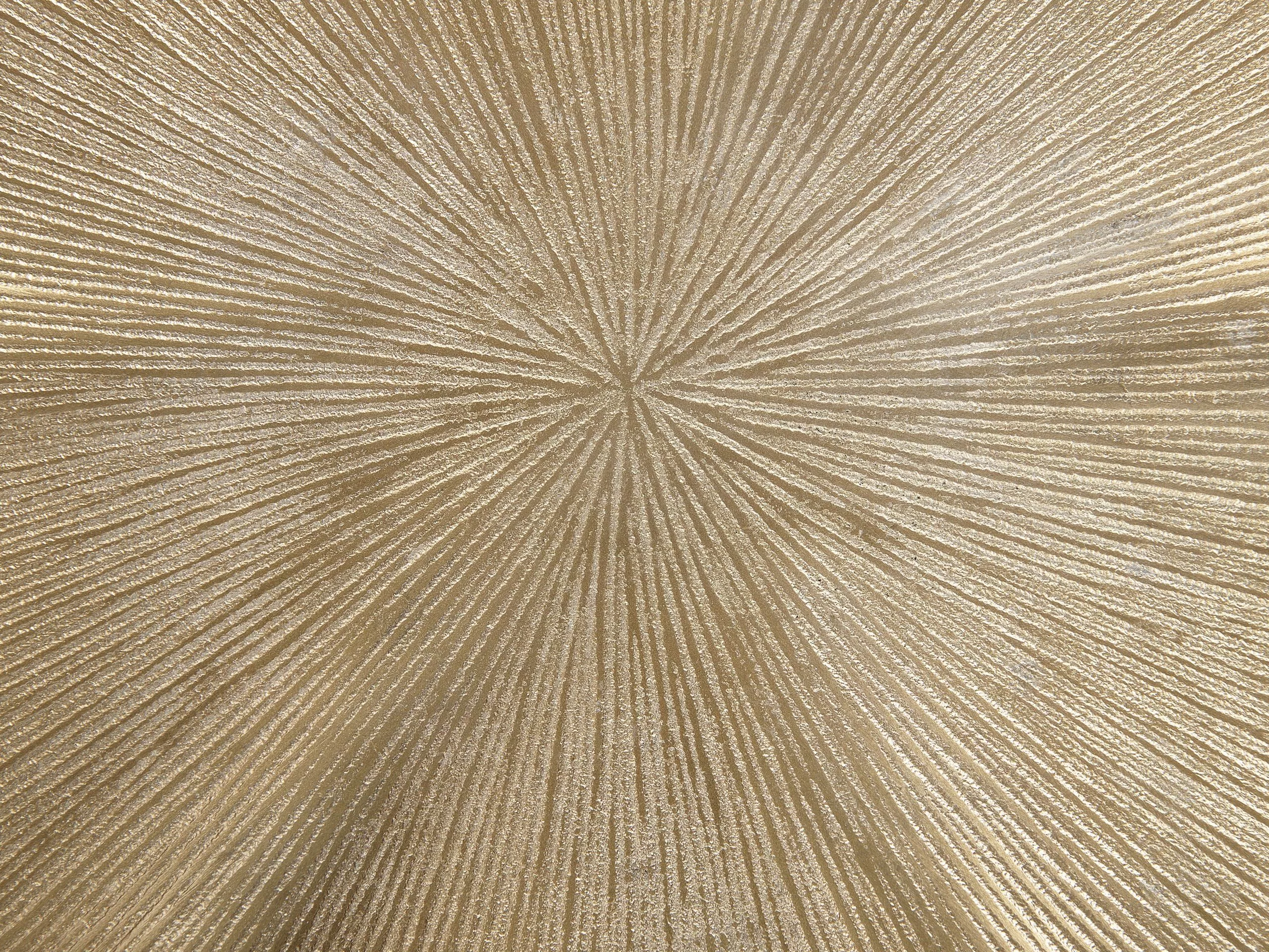 Beliani Sivupöytä Kulta/musta PUDUR - Image 5